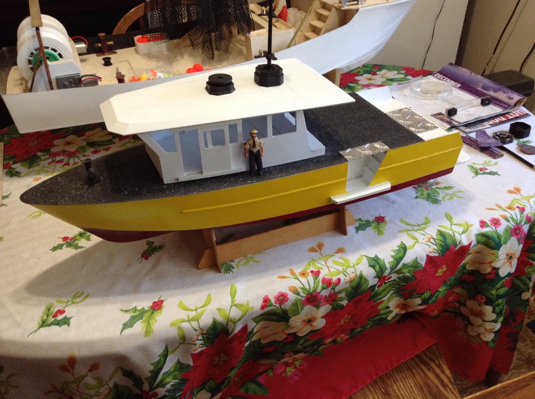 Paul's 1/12 scale fishing trawler. - EMPIRE STATE MODEL MARINERS
